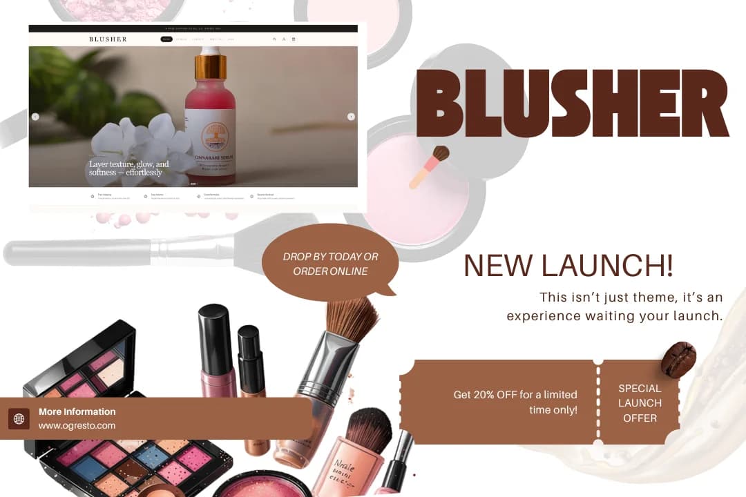 Blusher — Shopify Theme for Beauty, Skincare & Cosmetics Stores