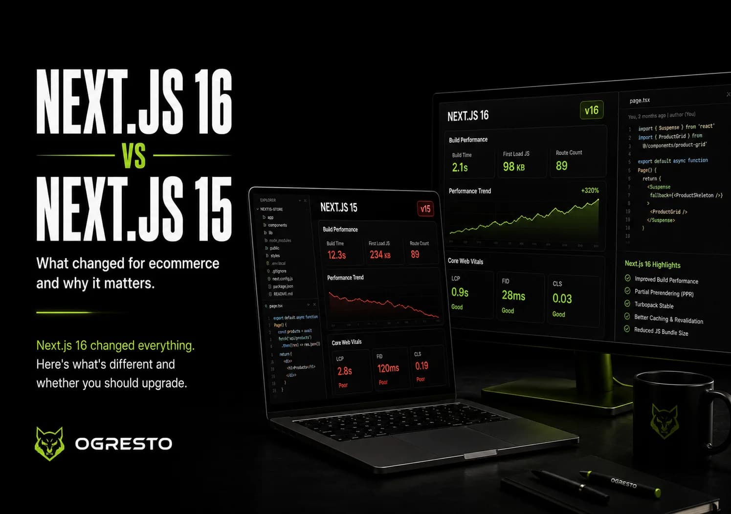 Next.js 16 vs Next.js 15 — What Changed for Ecommerce and Why It Matters