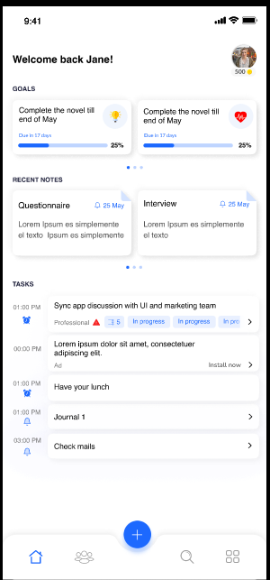Proptotype UI/UX